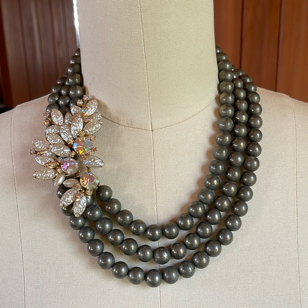 Elva Fields RE~VINTAGE COLLECTION Boldness in Her Beauty Necklace one of a kind.
